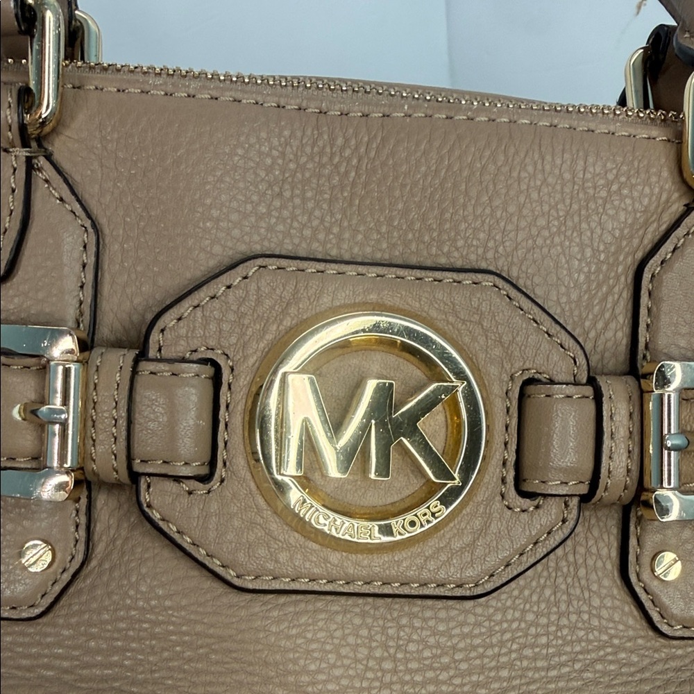 Michael Kors Brown Leather Satchel - Picture 7 of 12